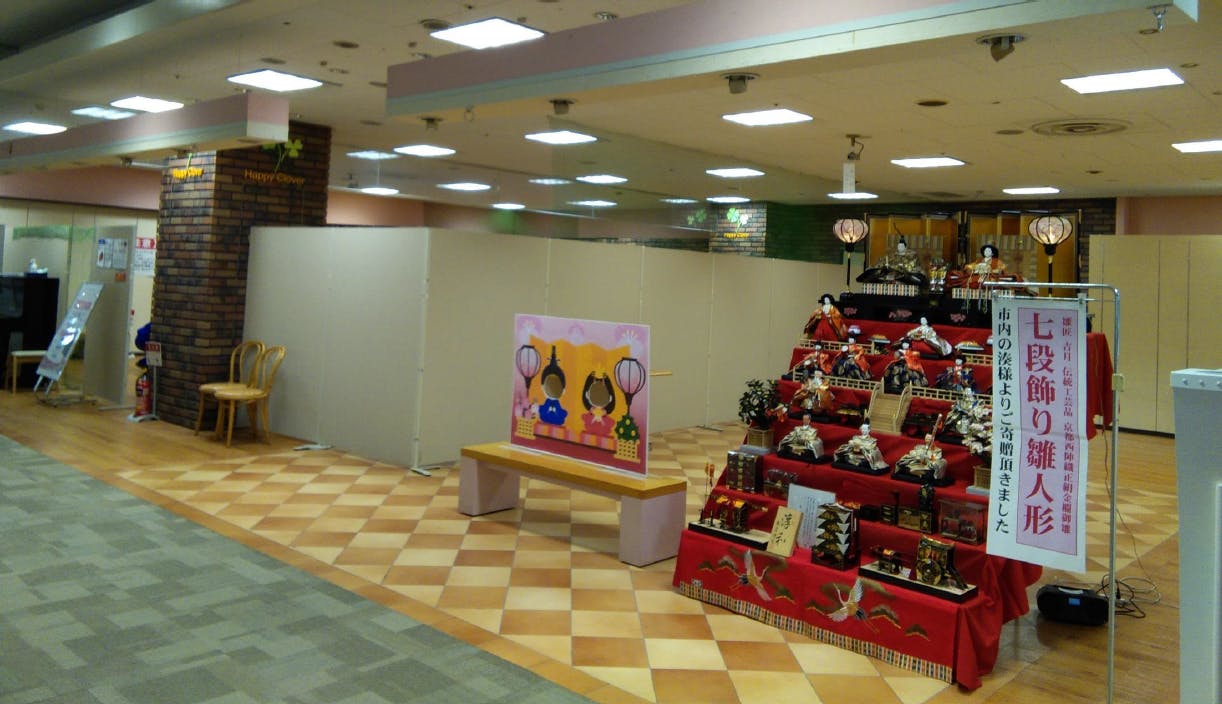 【イオン笠間店】各種プロモーションや物販、食物販のポップアップストアに最適な2Fめぐみや横の催事イベントスペース