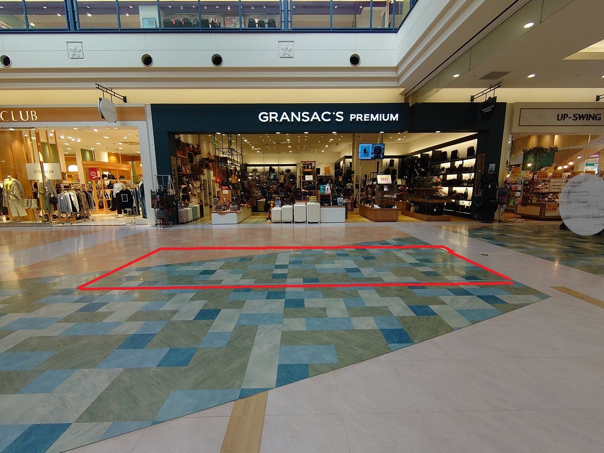 【イオンパークプレイス大分（大分県）】グランサックス前　催事スペースの画像