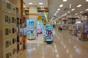【イオン中仙店】イオン中仙店_1Fお客さまロッカー前 販促プロモーション出店に最適なスーパー店内催事イベントスペース