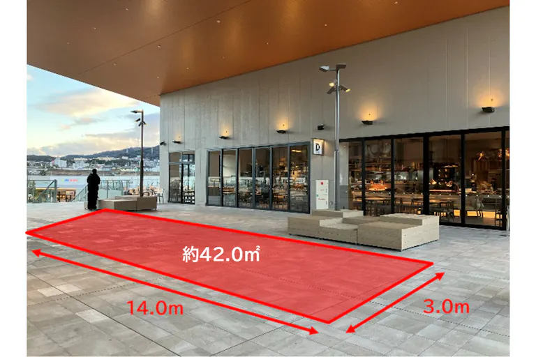 【三井アウトレットパーク 岡崎】大屋根テラス南エリアの画像2