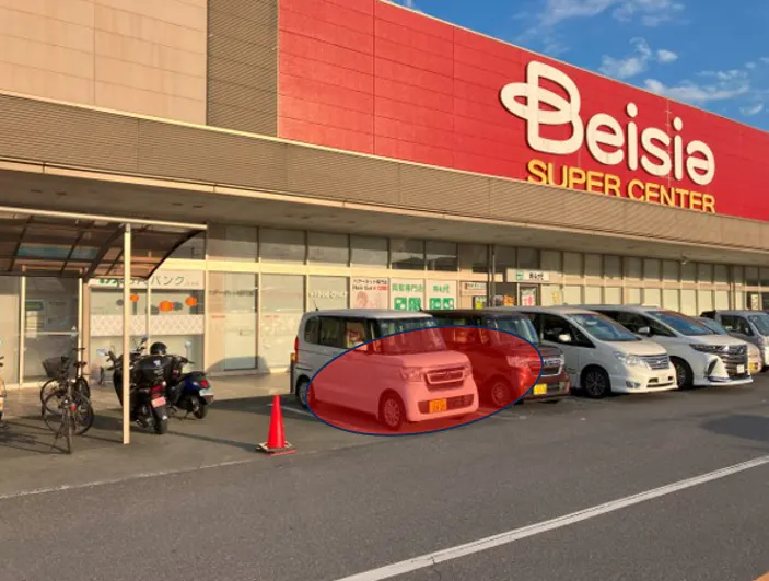 【ベイシア 鴨川店】駐車場スペース 販促プロモーションに最適な屋外催事イベントスペース