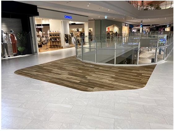 【イオンモール白山】2階山側通りの画像