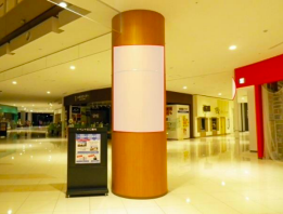 【イオンモール常滑】モール内広告 柱巻き