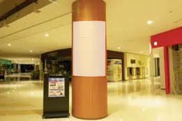 【イオンモール常滑】モール内広告 柱巻き