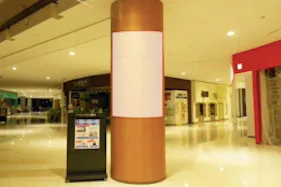 【イオンモール常滑】モール内広告 柱巻き
