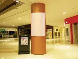 【イオンモール常滑】モール内広告 柱巻き