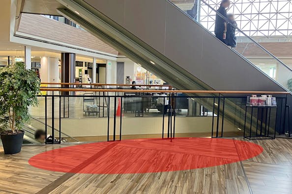 【プレナ幕張】各種プロモーションイベントやポップアップストアに最適な駅近商業施設2階エスカレーター横にあるイベントスペース