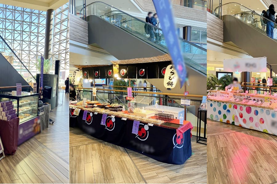 【プレナ幕張】各種プロモーションイベントやポップアップストアに最適な駅近商業施設2階エスカレーター横にあるイベントスペース