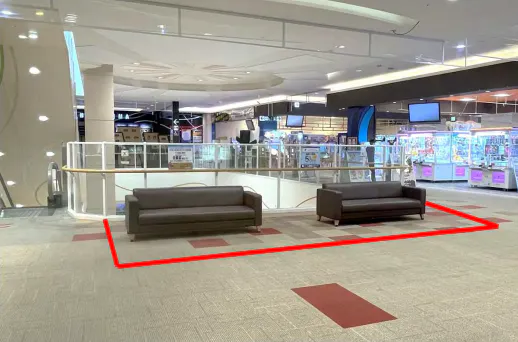 【イオンモール銚子*】2F  GIGO前　ブリッジ