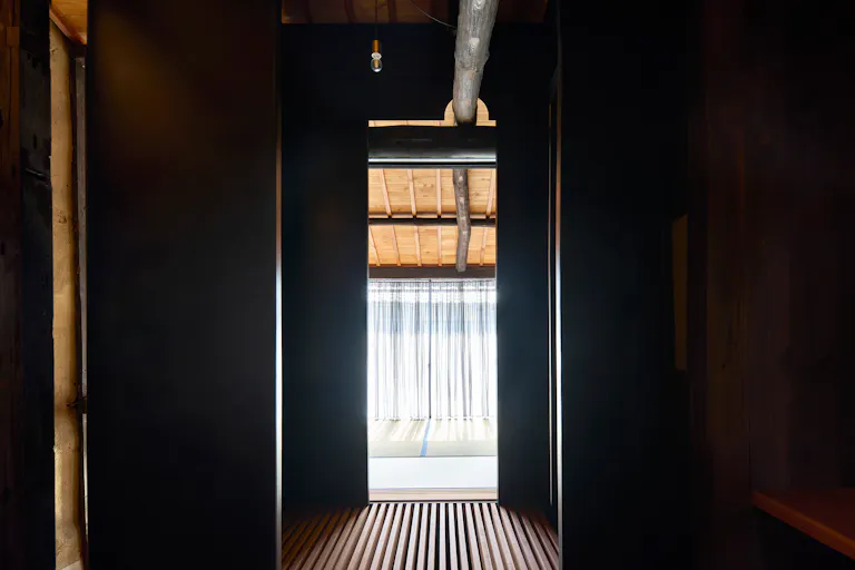 【五条町屋スタジオ】スペース8(studyよりtatami-roomを望む)