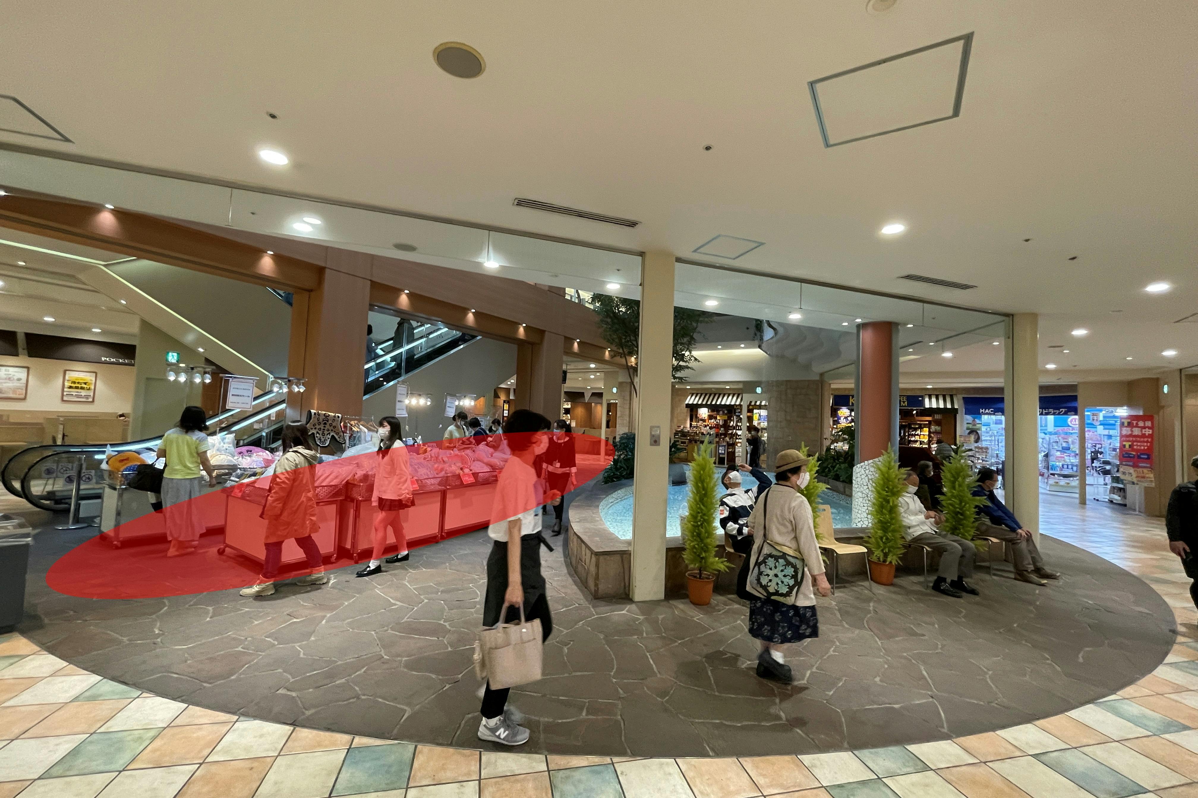 【モザイクモール港北】プロモーションイベントや食や生活雑貨のポップアップストアに最適な食品フロアのイベントスペース