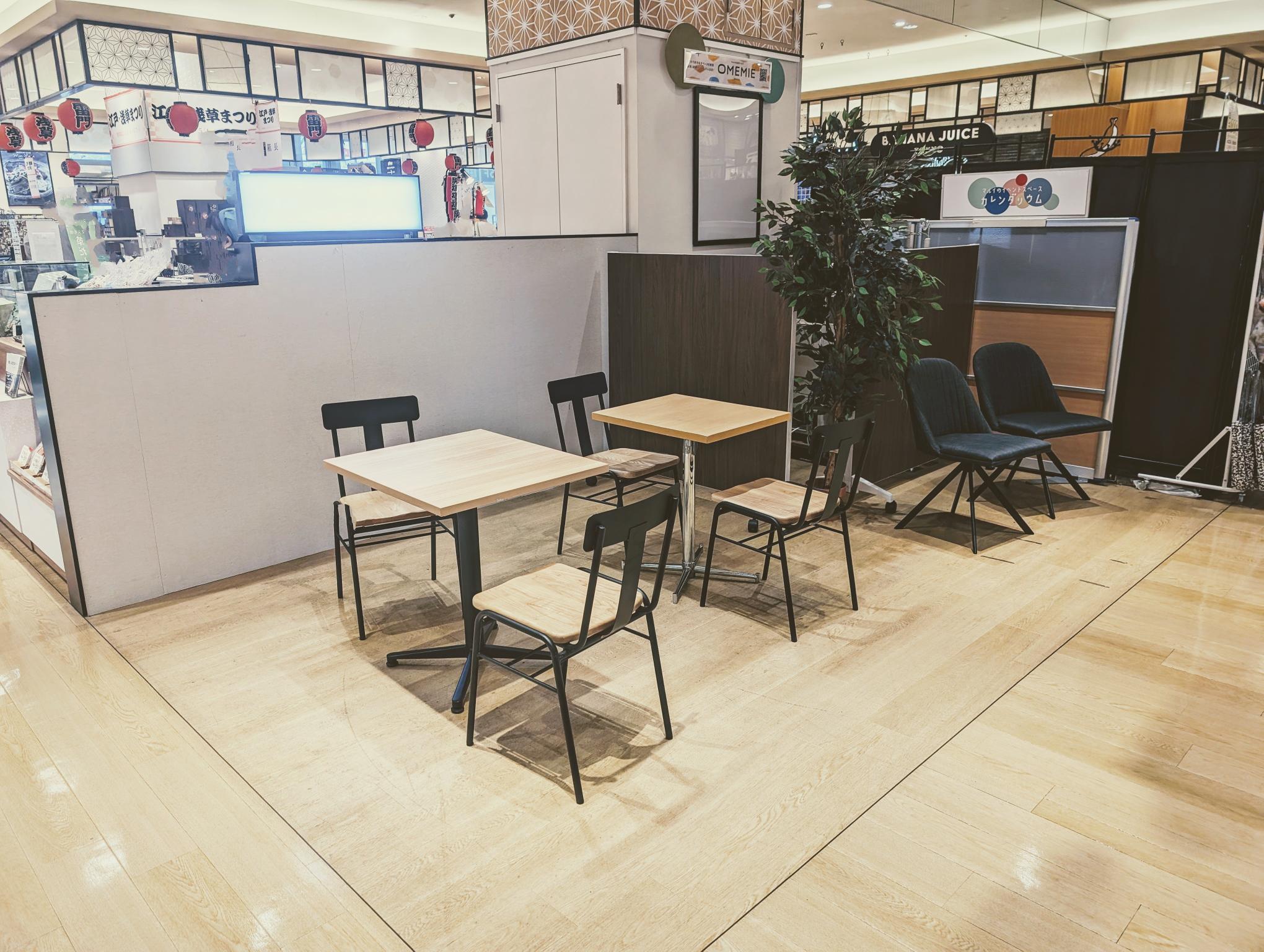 【錦糸町マルイ】1階 カレンダストリートF01【食物販】スイーツ&フードのフロアにある3.2坪のコンパクトスペース