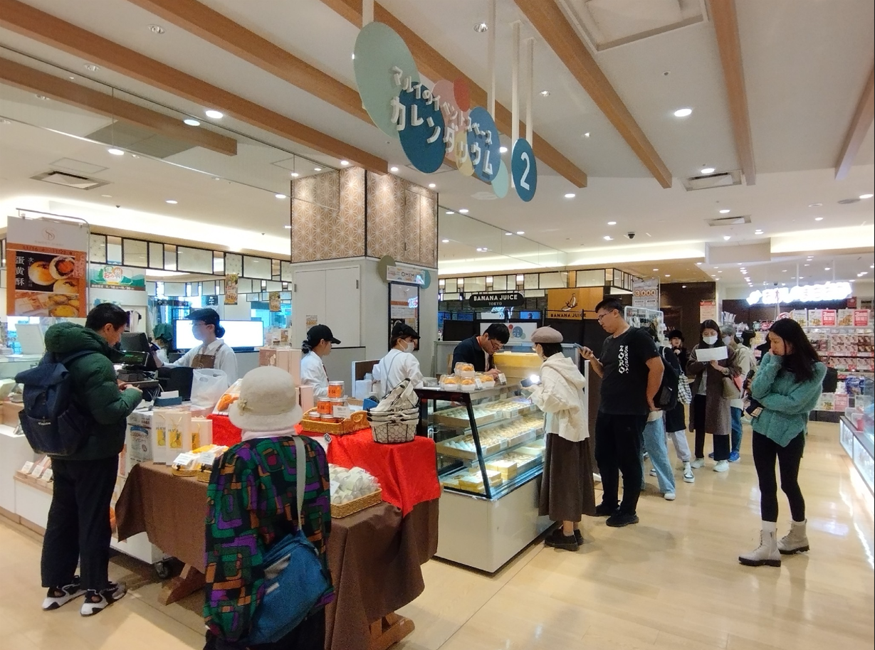 【錦糸町マルイ】1階 カレンダストリートF01【食物販】スイーツ&フードのフロアにある3.2坪のコンパクトスペース