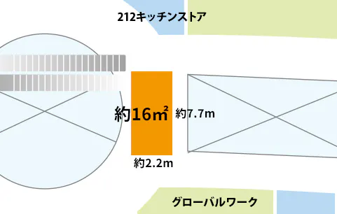 【イオンモール姫路大津*】2F  グローバルワーク前