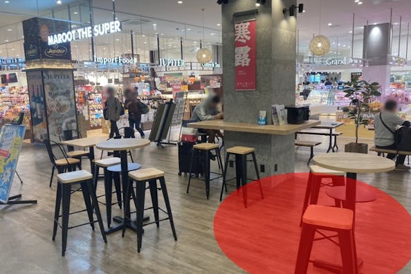 【マルート】食のポップアップストア等に最適な駅隣接商業施設内のイベントスペース