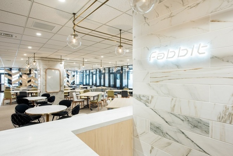 白を基調としたスペースです