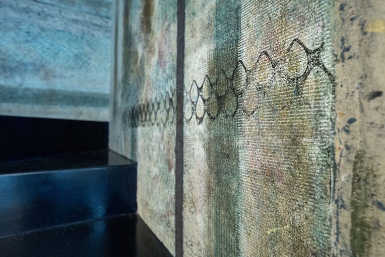 広尾駅 レンタルスタジオ 内観(3F布張りの壁)