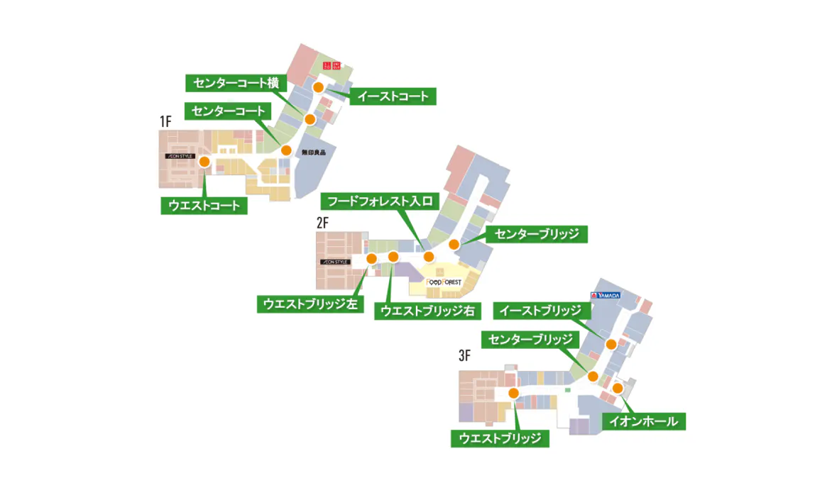【イオンモール川口】3F イオンホールA