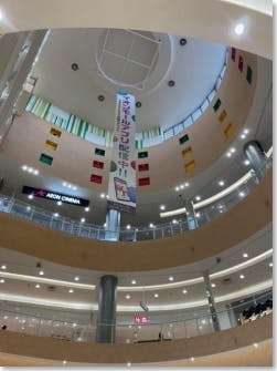 【イオンモール高崎】モール内広告 大型バナー セントラルコートの画像