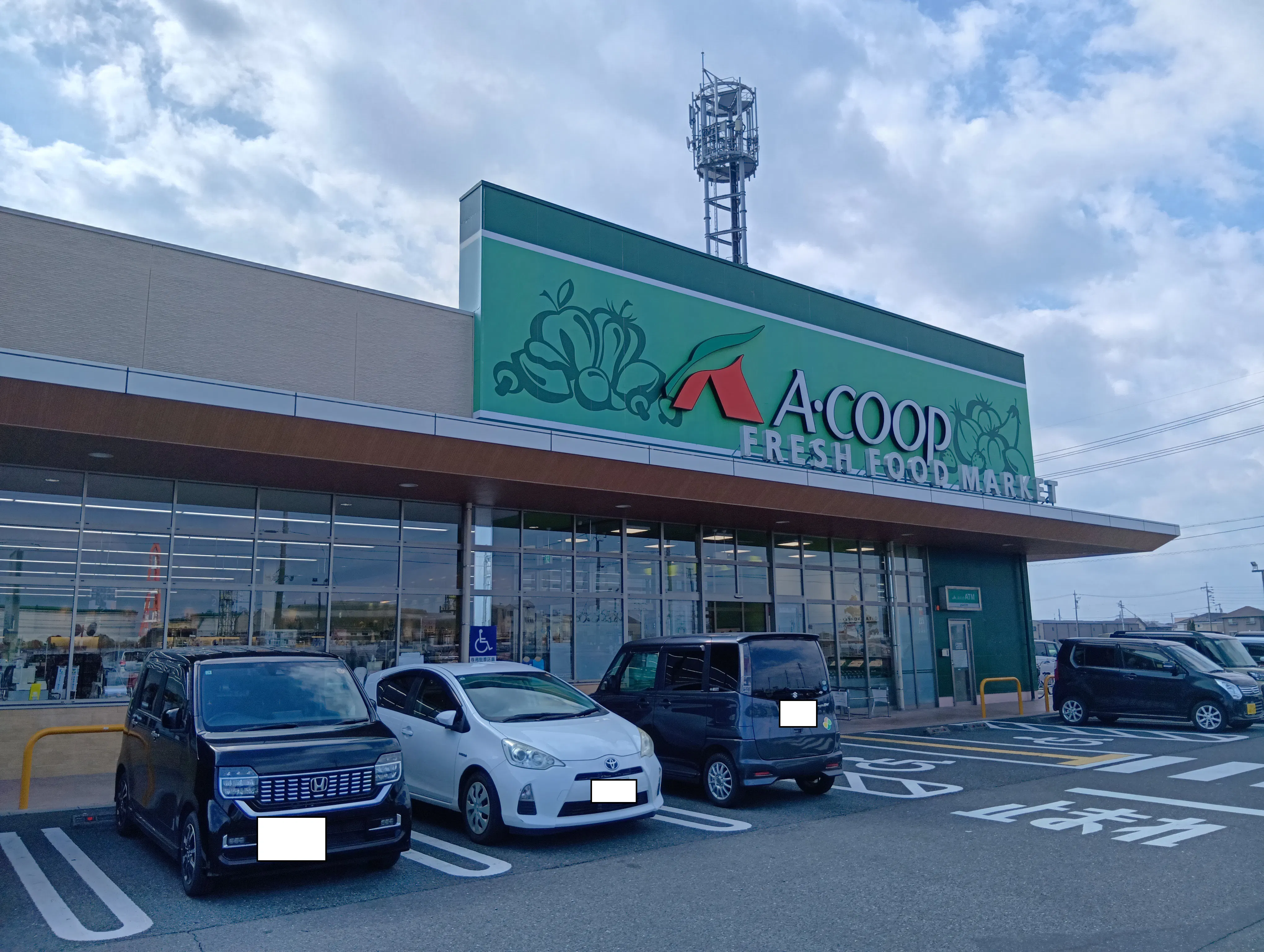 【Aコープくす店】食物販や販促イベントに最適な軒下スペース