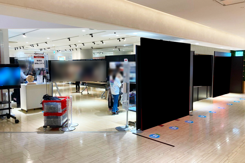 【博多マルイ】4階 カレンダリウムC01　家具などの大型物販からPRや展示イベントまで可能なポップアップストア出店スペース
