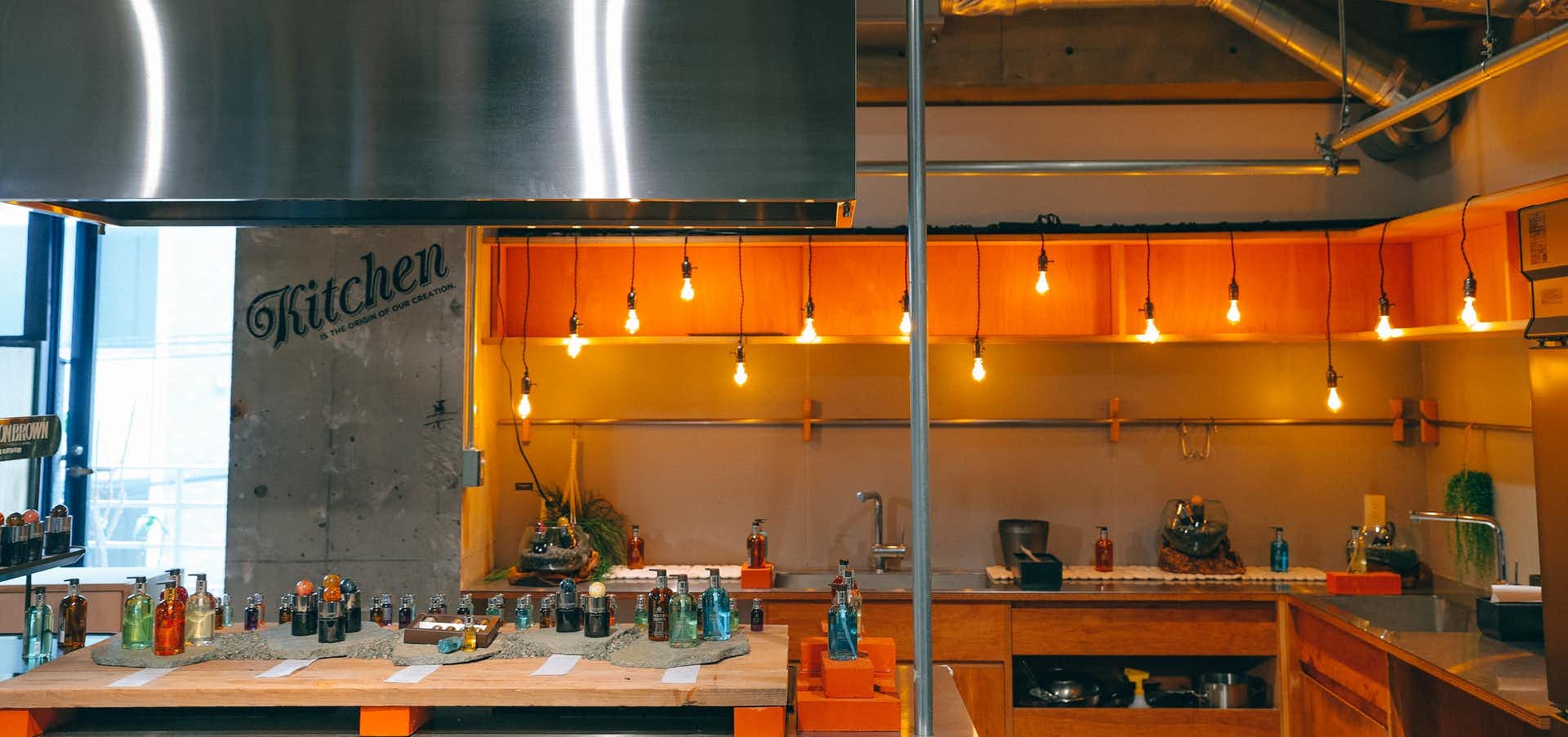 キッチンを活用したハンドソープのPOPUP