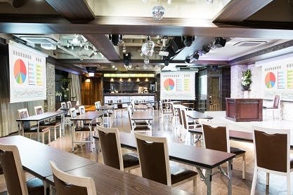 【上野駅3分】ライブ・配信や社員総会に活用できる広々としたイベントスペース(2F)