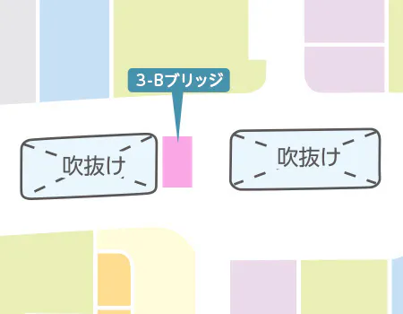 【イオンモール土浦*】3F-Bブリッジ(サーティワンアイスクリーム前)