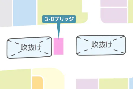 【イオンモール土浦*】3F-Bブリッジ(サーティワンアイスクリーム前)