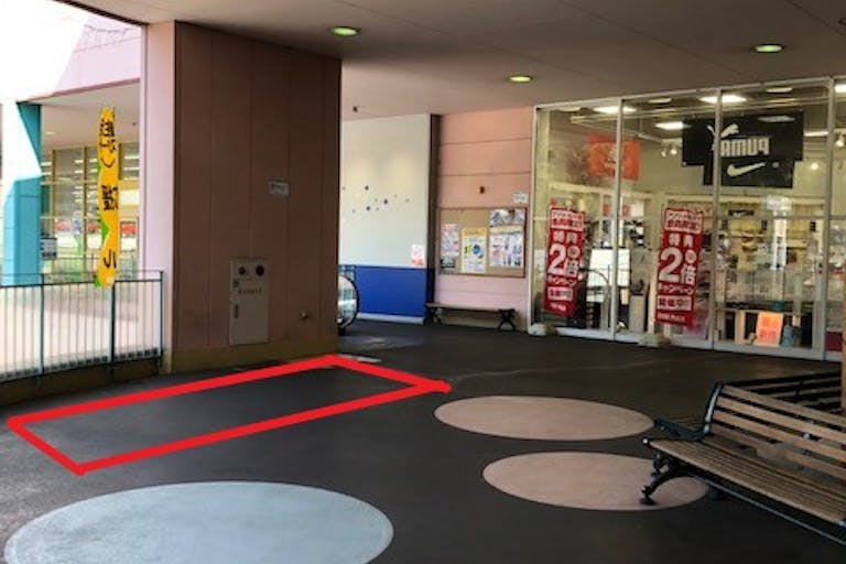 【フレスポ静岡】PRや物販利用に適した2F半屋外のイベントスペースの画像1