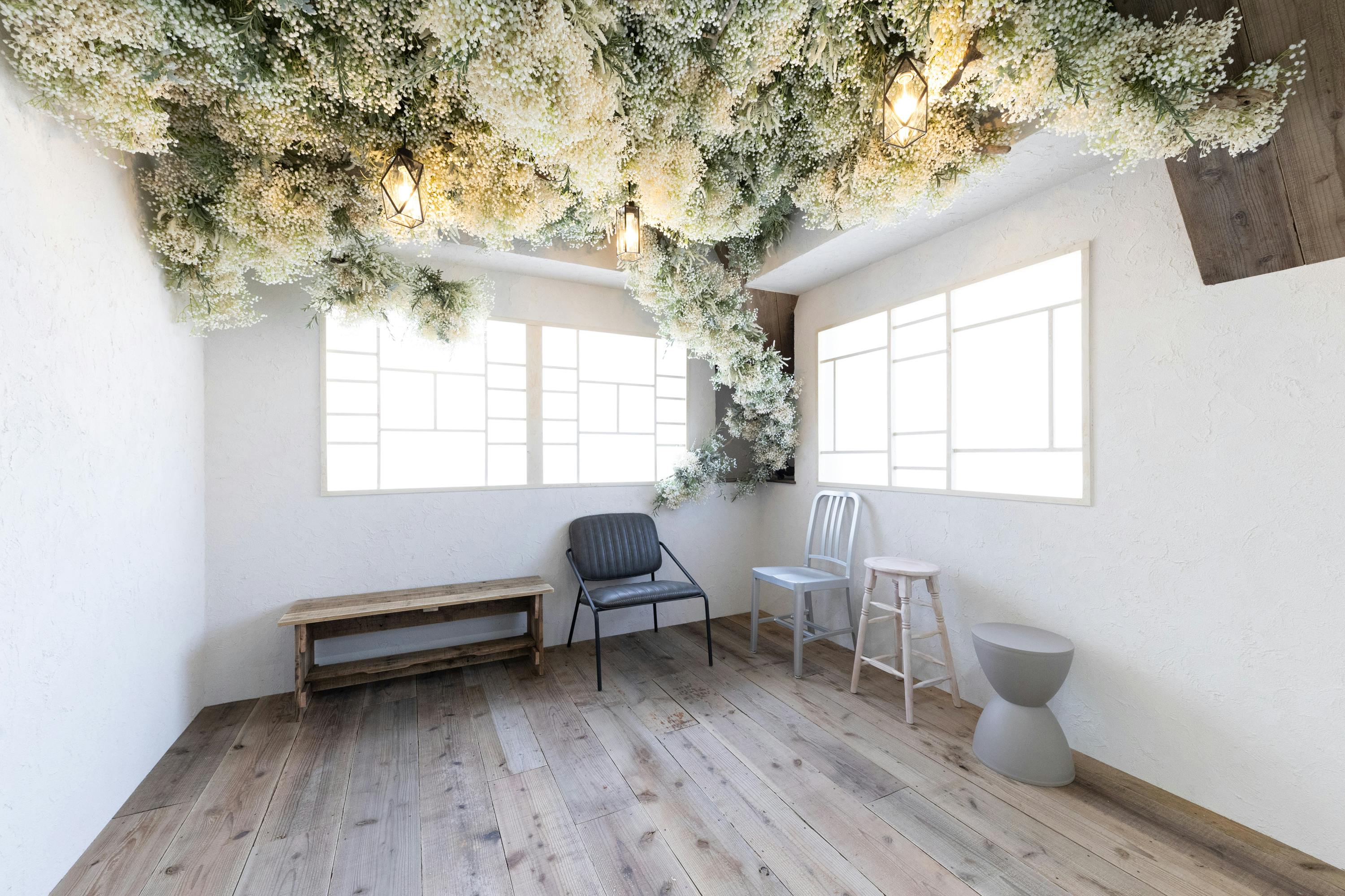 【浅草橋駅4分】展示会・ポップアップイベント・撮影に適したカスミソウとドライフラワーに囲まれたレンタルギャラリースペース