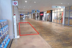 【フレスポ東大阪】PRや物販利用に適した2FABC~MART前のイベントスペース