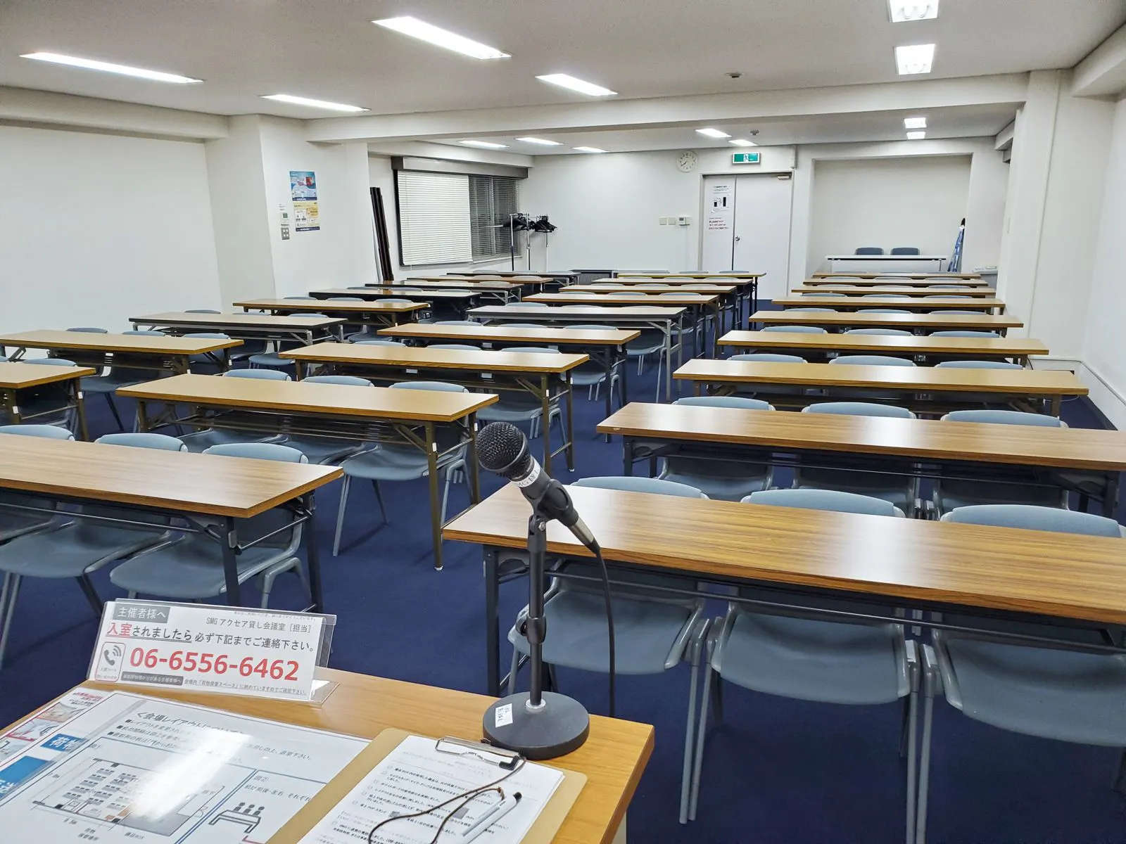 【四ツ橋・近商ビル|四ツ橋駅1分】最大90名まで利用できる貸し会議室(6階A区画)
