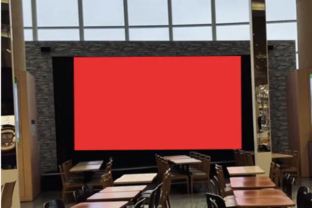 【イオンモール熱田*】2F フードコート大型ビジョン