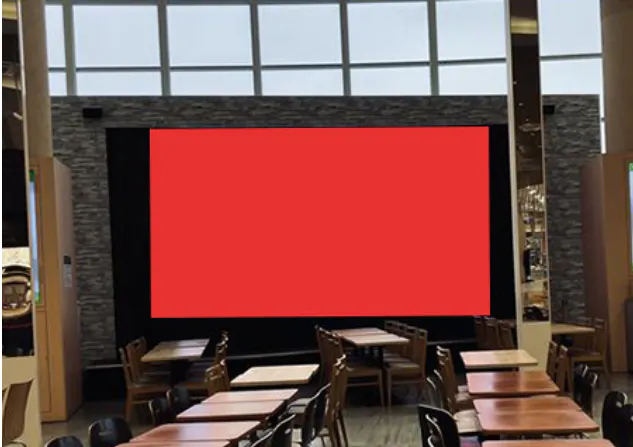 【イオンモール熱田*】2F フードコート大型ビジョン