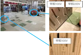 【みのおキューズモール】「①CENTER-2F 西側催事スペース」物販催事やワークショップなどに最適な、デッキ入口すぐでメイン導線上イベントスペース