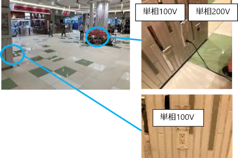 【みのおキューズモール】「①CENTER-2F 西側催事スペース」物販催事やワークショップなどに最適な、デッキ入口すぐでメイン導線上イベントスペースの画像2