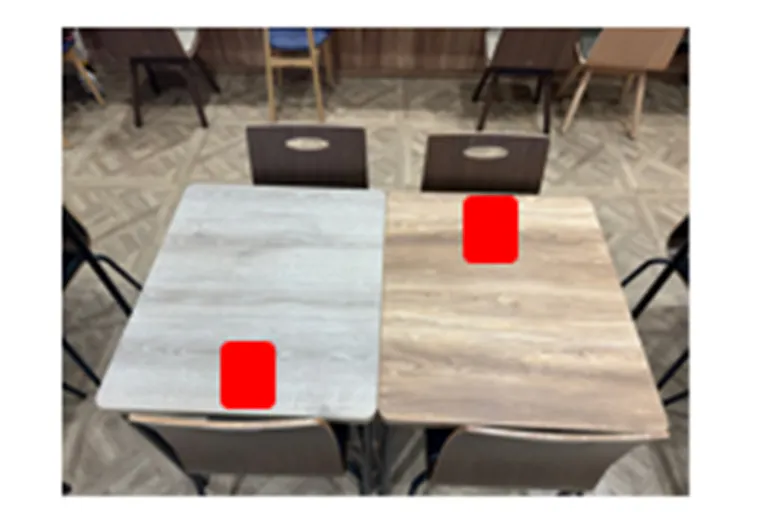 【イオンモール京都五条】フードフォレスト テーブルの画像2