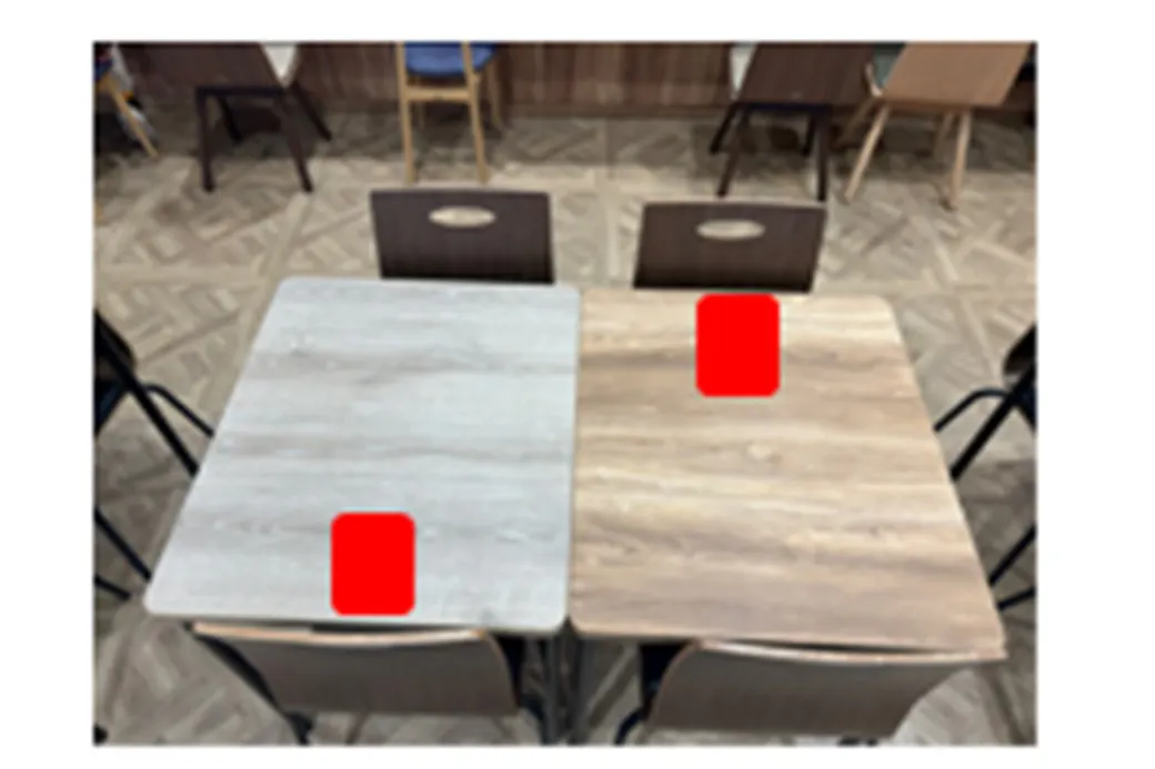 【イオンモール京都五条】フードフォレスト テーブル