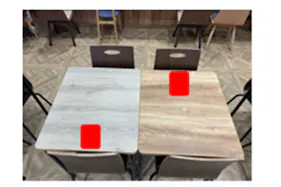 【イオンモール京都五条】フードフォレスト テーブル