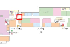 【イオンタウン名西(Bマックスバリュ前 専門店側)】プロモーションイベントやポップアップストアに適したイオンタウン名西内で最も人通りが多いエリアのイベントスペース