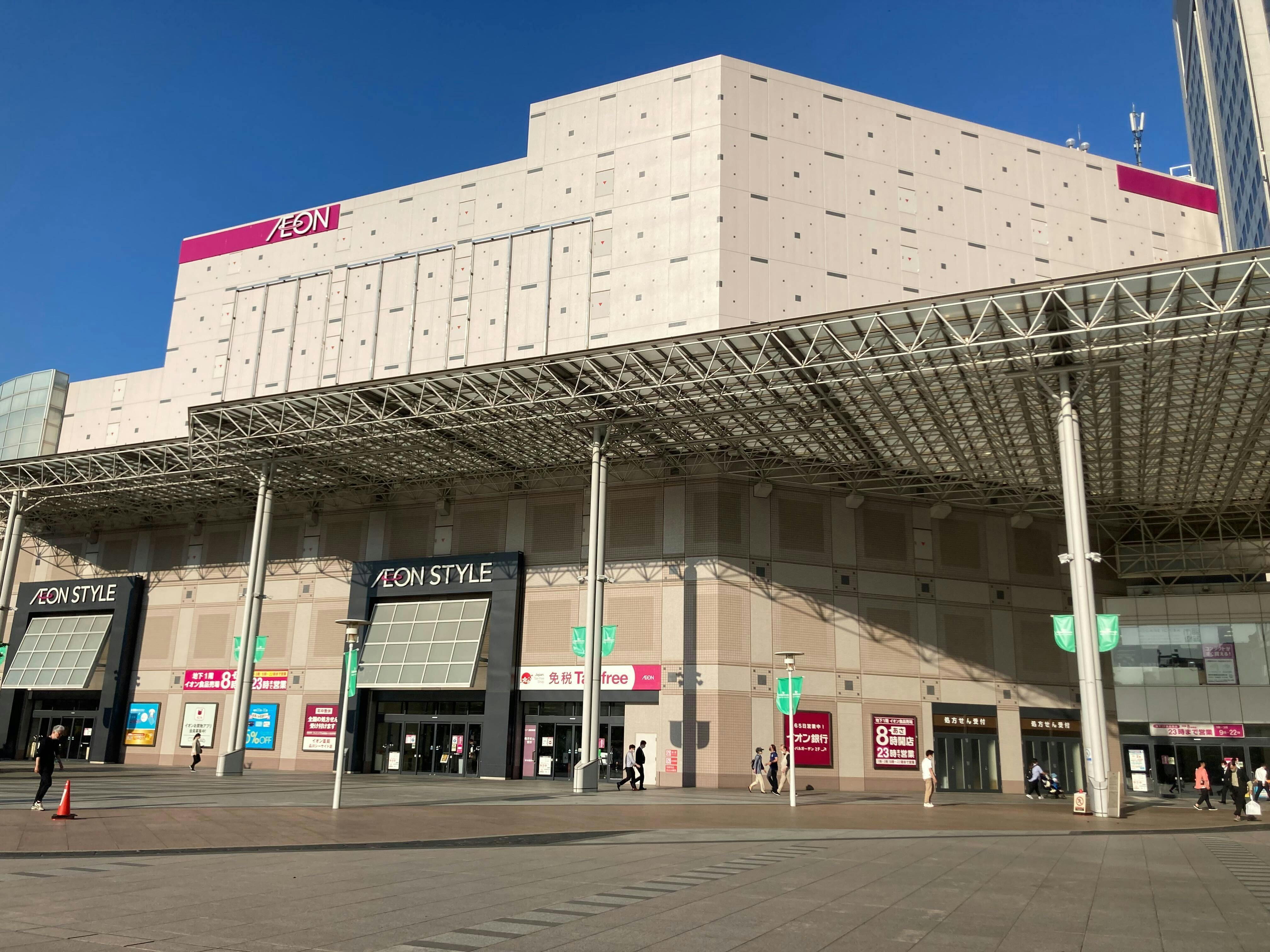 【イオンスタイル品川シーサイド】食物販や出張販売に利用可能な1F中央入口風除室イベントスペース