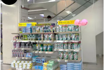 【イオン桜井店】各種プロモーションや物販、食物販のポップアップストアに最適な1Fのぼりエスカレータ横催事イベントスペース