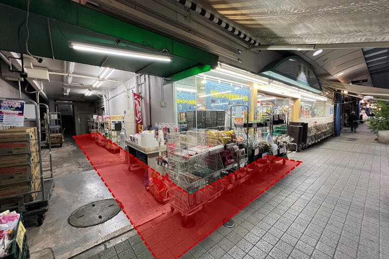 L字に奥までご利用も可能です