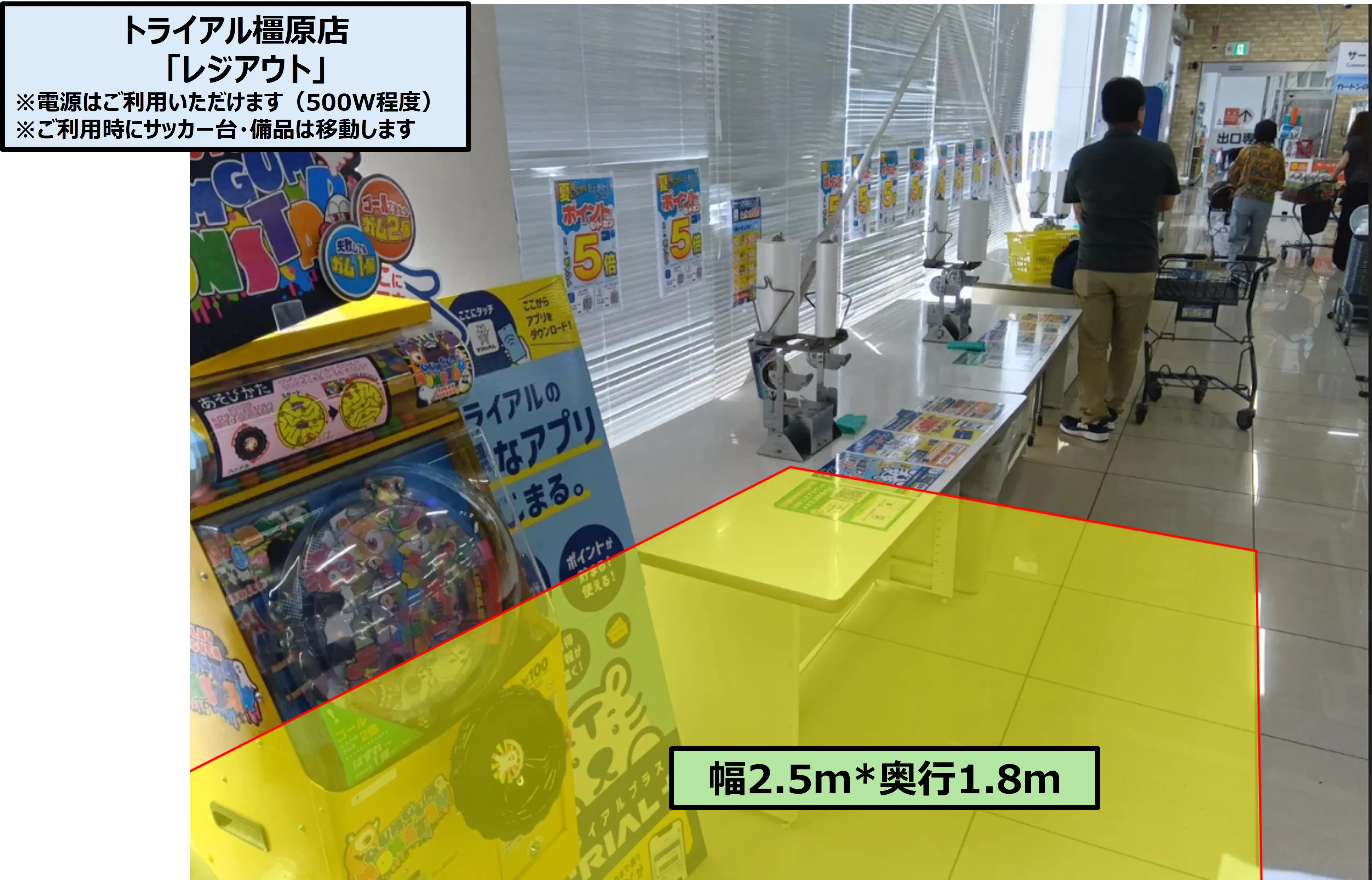 【スーパーセンタートライアル橿原店】レジアウト