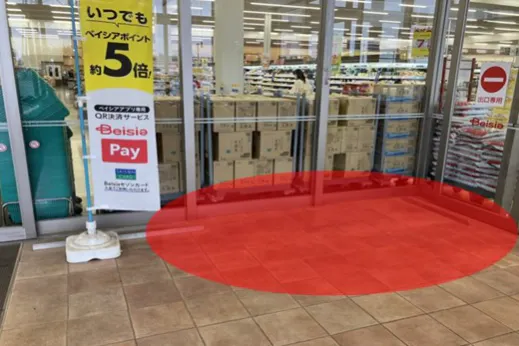 【ベイシア フードセンター 八街店】店内催事スペース 販促プロモーションに最適なスーパー店内催事イベントスペース
