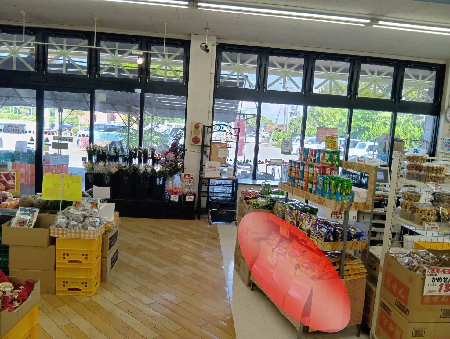 【フレッシュくまい不知火店】スーパー屋内の販促・ポップアップ向けスペースの画像