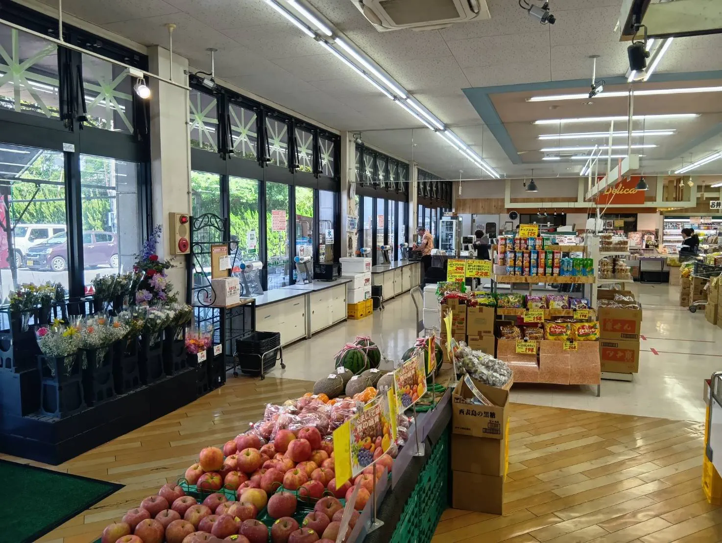 【フレッシュくまい不知火店】スーパー屋内の販促・ポップアップ向けスペース