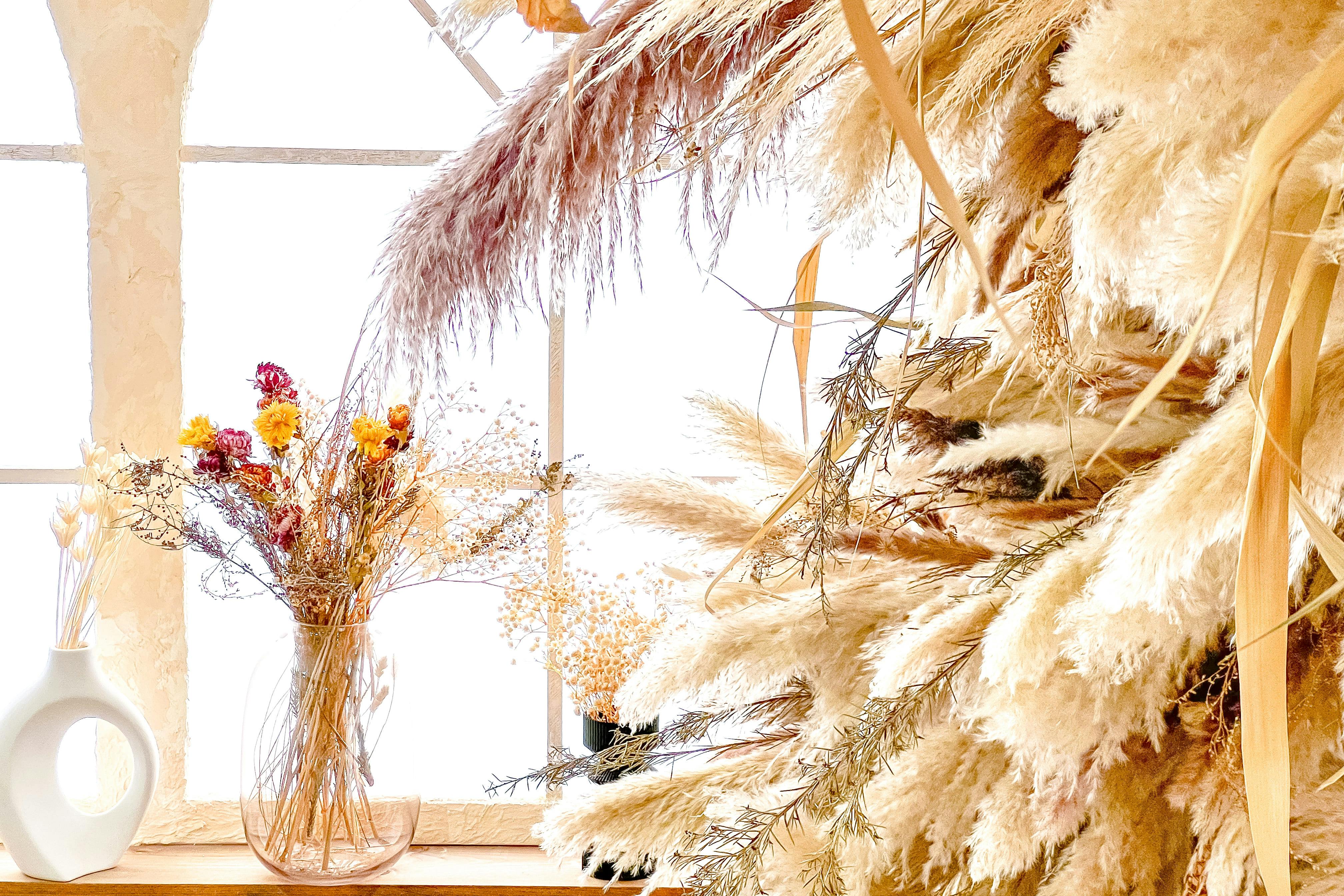 【代官山駅2分】撮影に適した巨大なドライフラワーが特徴的な機材の使用も無料なレンタルスタジオ