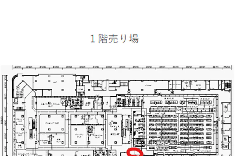 【イオン能代店】1F食品入り口側エレベーター前催事場 販促プロモーションや物販に最適なスーパー店内催事イベントスペースの画像5
